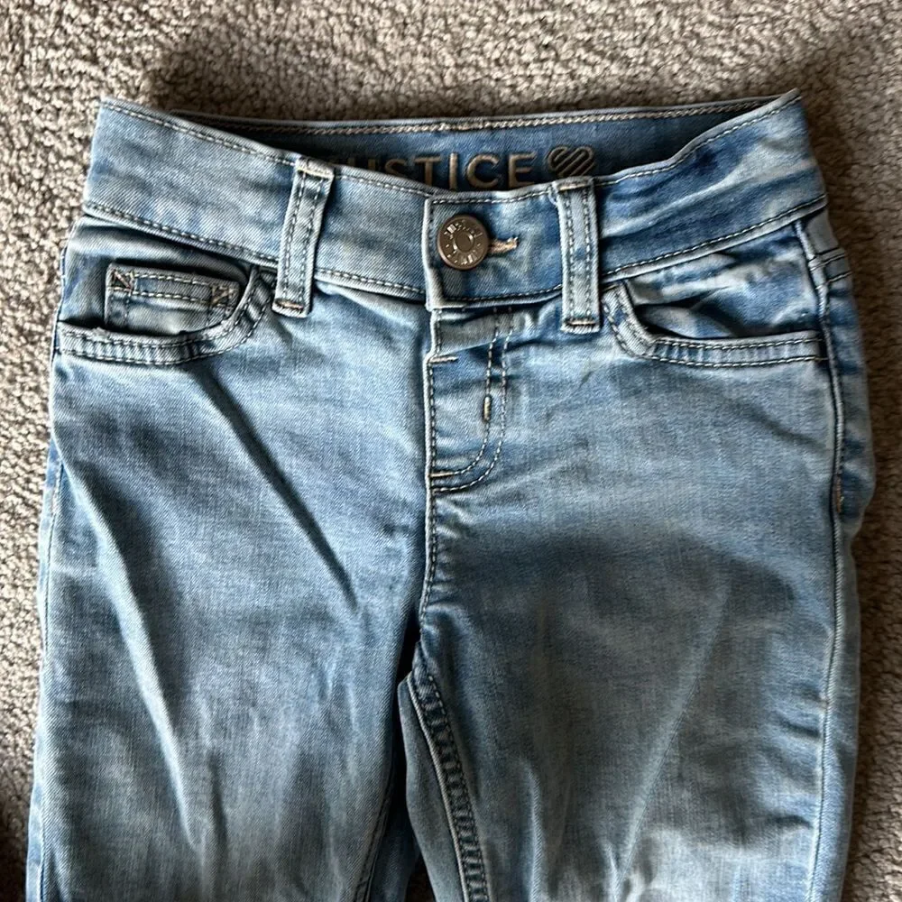 Justice Girls Distressed Jeans!